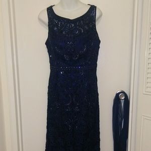 Cameron Blake blue gown